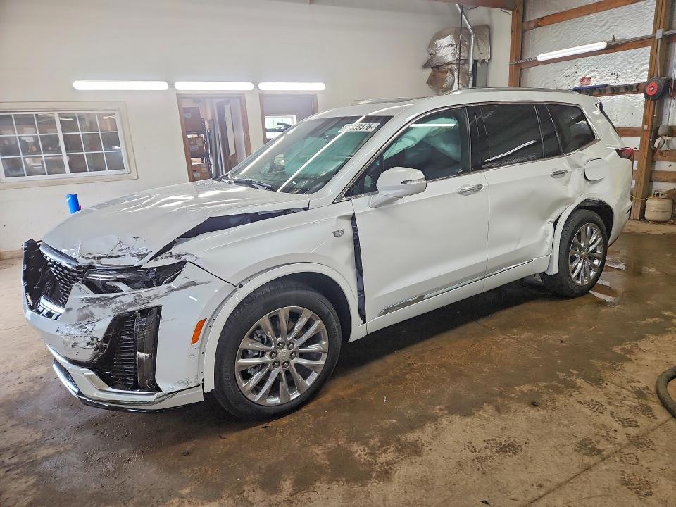 2023 Cadillac Xt6 VIN 1GYKPDRS7PZ212555 COPART salvage auction — SIDE, Il - Salvage Certificate, sold $3,800 on 2026-08-03 (photo 1)