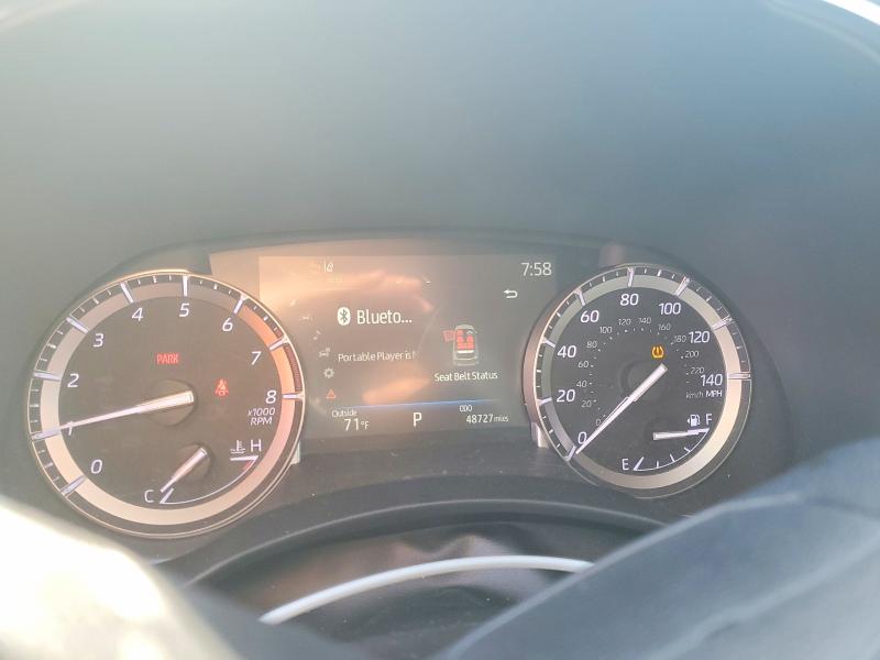 2022 Toyota Highlander VIN 5TDFZRAH8NS110825 COPART salvage auction — FRONT END, Sc - Salvage Title, sold $15,900 on 2026-07-15 (photo 9)
