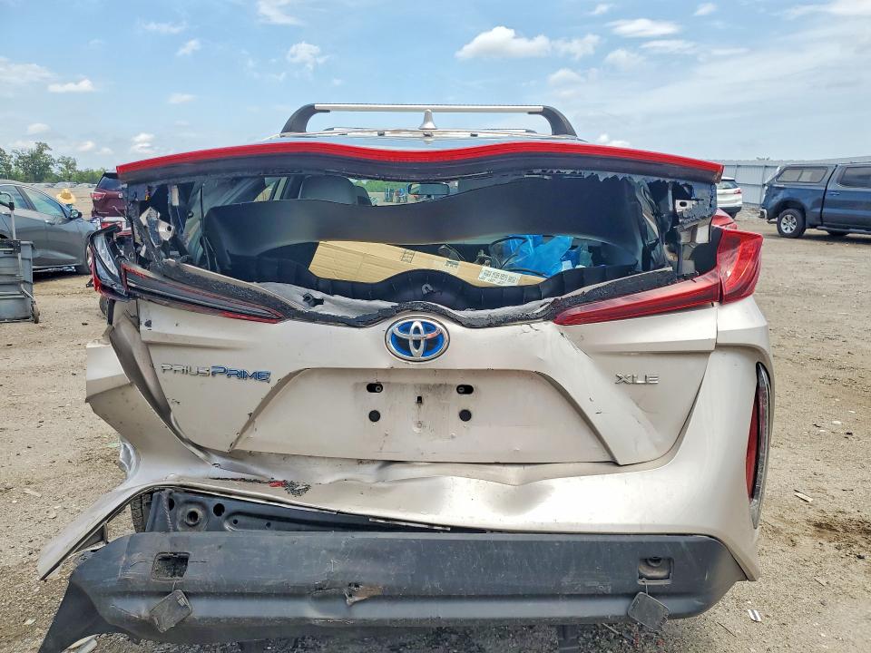 2020 Toyota Prius VIN JTDKARFP4L3124743 COPART salvage auction — REAR END, Va - Cert Of Title - Salvage, sold $4,750 on 2026-07-08 (photo 6)
