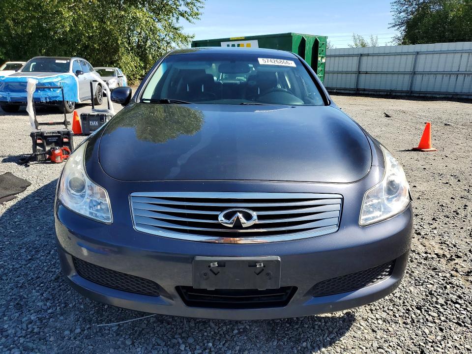 2008 Infiniti G35 VIN JNKBV61F38M277857 COPART salvage auction — FRONT END, WA - BILL OF SALE, sold $600 on 2026-07-27 (photo 5)