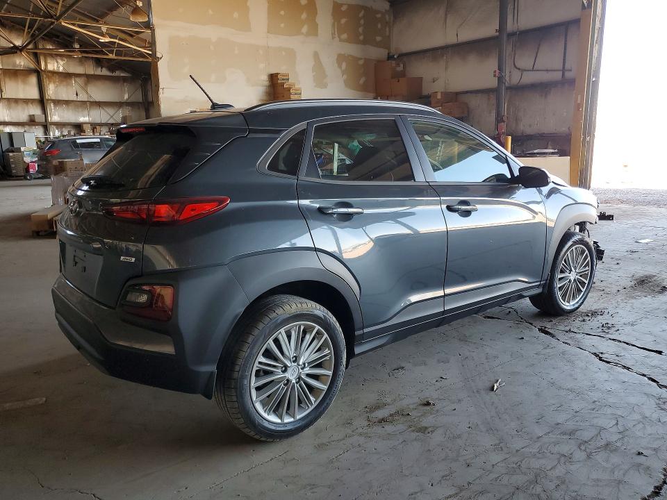 2019 Hyundai Kona VIN KM8K2CAA9KU367126 COPART salvage auction — FRONT END, Az - Cert Of Title - Salvage, sold $1,100 on 2026-07-27 (photo 3)