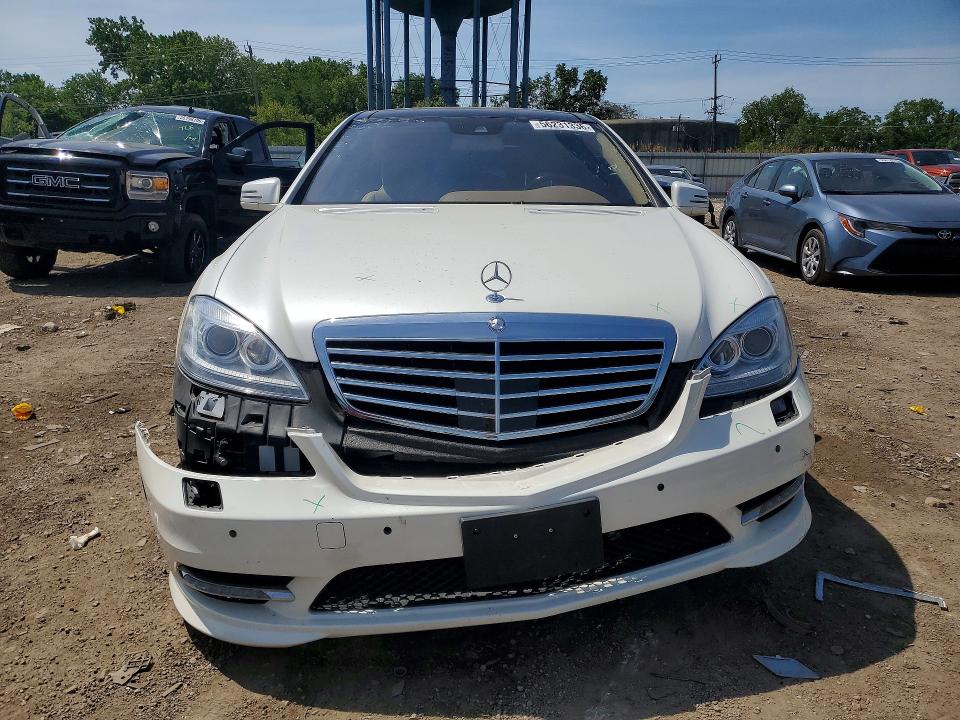 2012 Mercedes-benz S-klasse VIN WDDNG9EB0CA469920 COPART salvage auction — FRONT END, Il - Salvage Certificate, sold $4,400 on 2026-07-08 (photo 5)