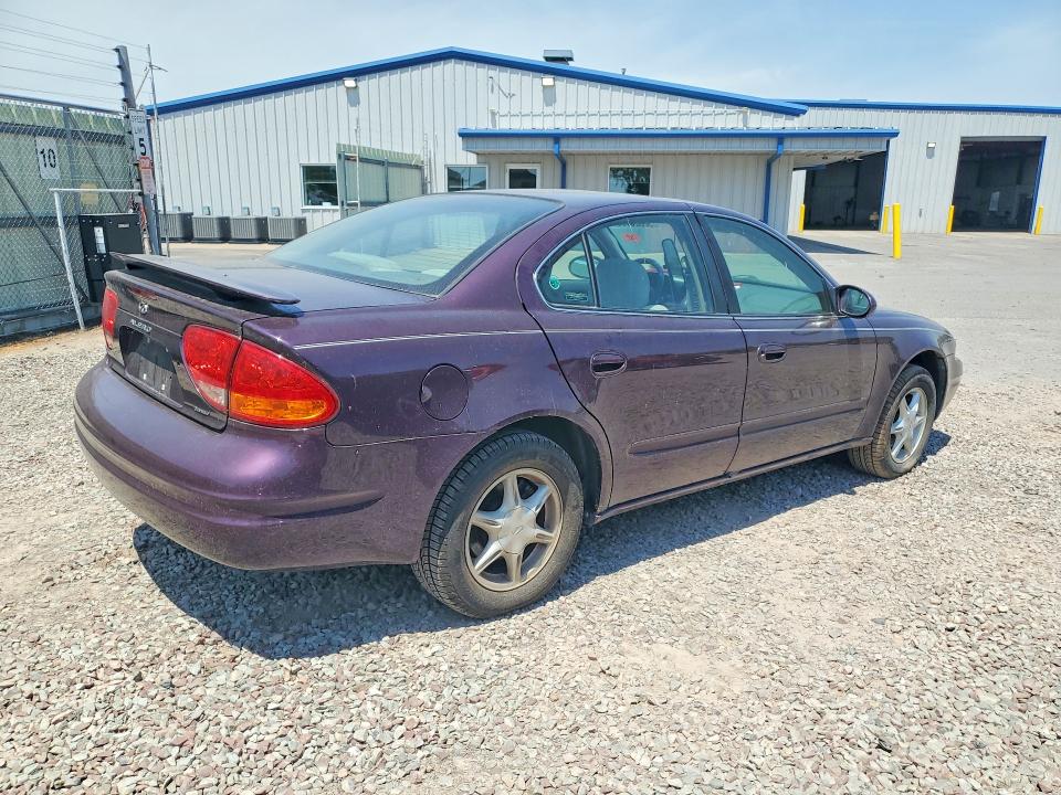1999 Oldsmobile Alero VIN 1G3NL52E9XC392147 COPART salvage auction — MECHANICAL, NY - MV-907A SALVAGE CERTIFICATE, sold $250 on 2026-07-06 (photo 3)