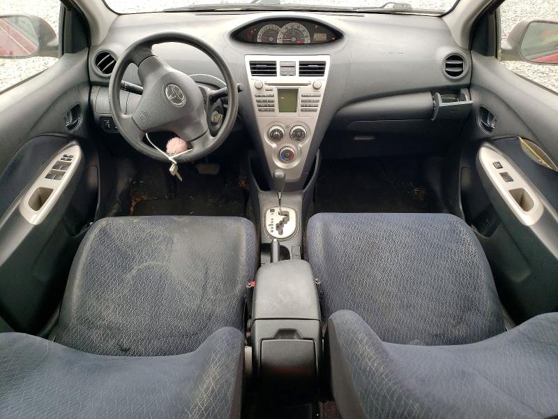2008 Toyota Yaris VIN JTDBT923684007275 COPART salvage auction — REAR END, In - Cert Of Title-Salvage Title, sold $300 on 2026-07-21 (photo 8)