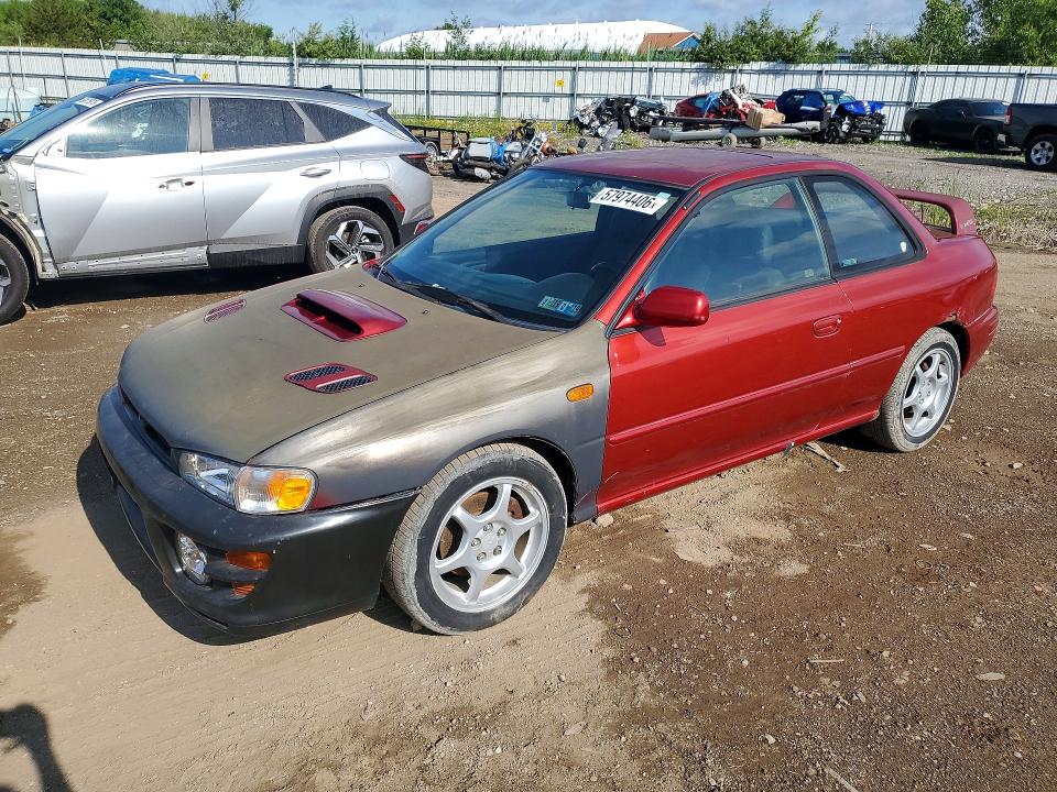 2000 Subaru Impreza VIN JF1GM6755YH402042 COPART salvage auction — MINOR DENT/SCRATCHES, Oh - Certificate Of Title, sold $2,550 on 2026-07-06 (photo 1)