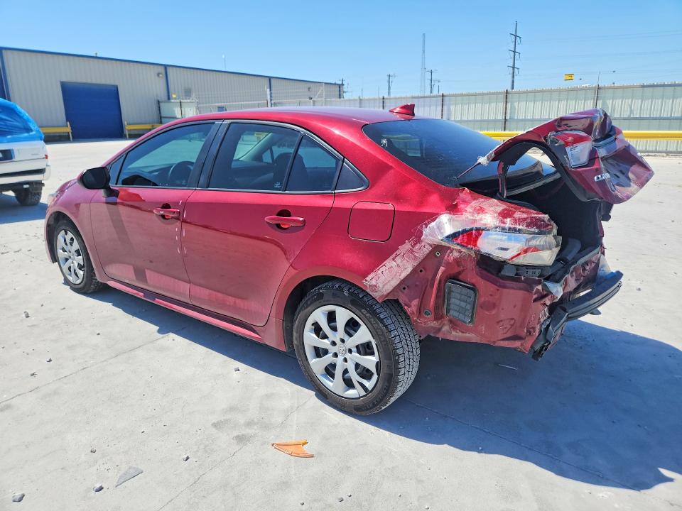 2022 Toyota Corolla VIN 5YFEPMAE8NP390345 COPART salvage auction — REAR END, Tx - Salvage Vehicle Title, sold $3,650 on 2026-07-17 (photo 2)
