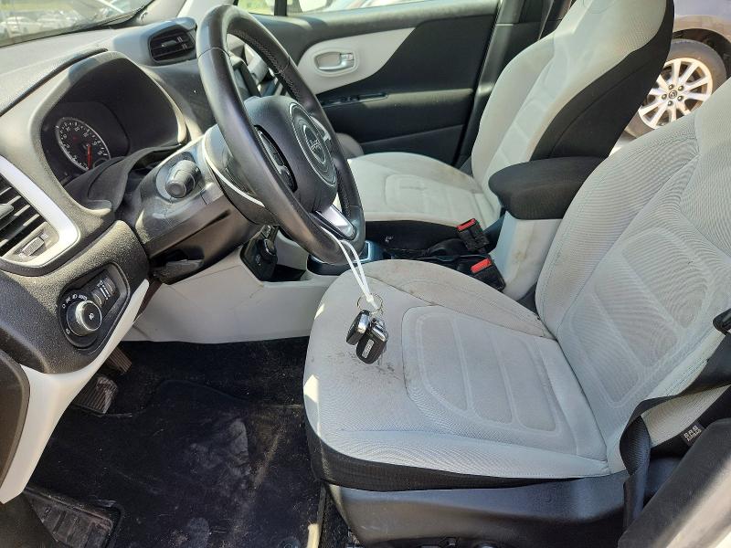2018 Jeep Renegade VIN ZACCJBBB4JPG75558 COPART salvage auction — FRONT END, Md - Cert Of Salvage > 75% Damage, sold $1,500 on 2026-08-07 (photo 7)