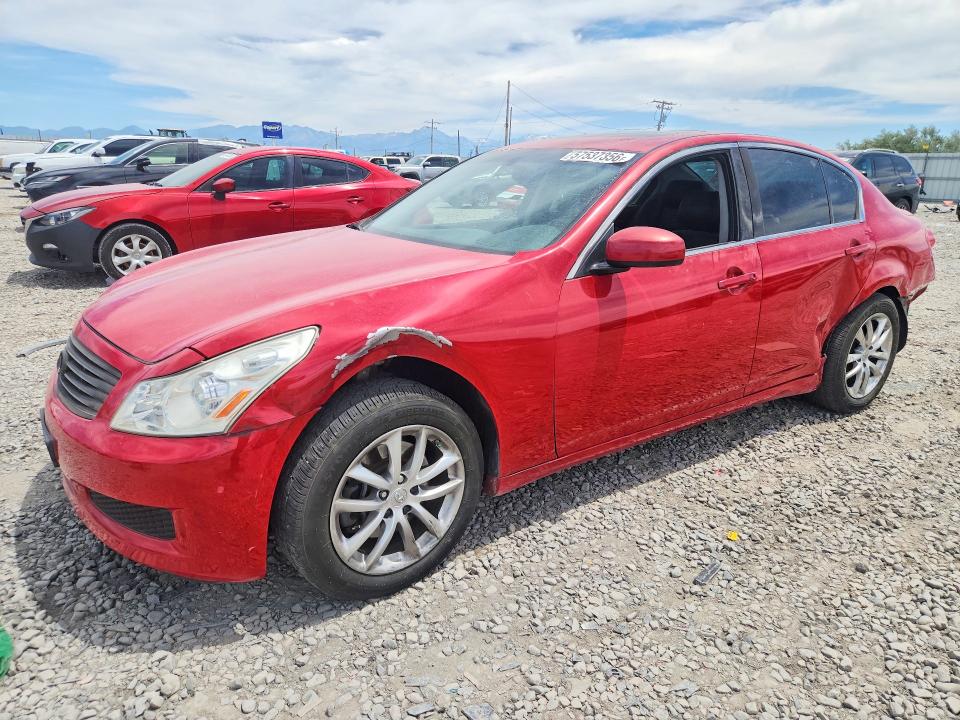 2008 Infiniti G VIN JNKBV61F48M251977 COPART salvage auction — REAR END, Ut - Salvage Certificate, sold $150 on 2026-07-24 (photo 1)