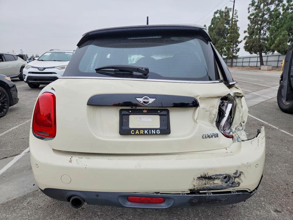 2017 Mini Cooper VIN WMWXU1C56H2E17896 COPART salvage auction — REAR END, Ca - Salvage Certificate, sold $1,100 on 2026-07-16 (photo 6)