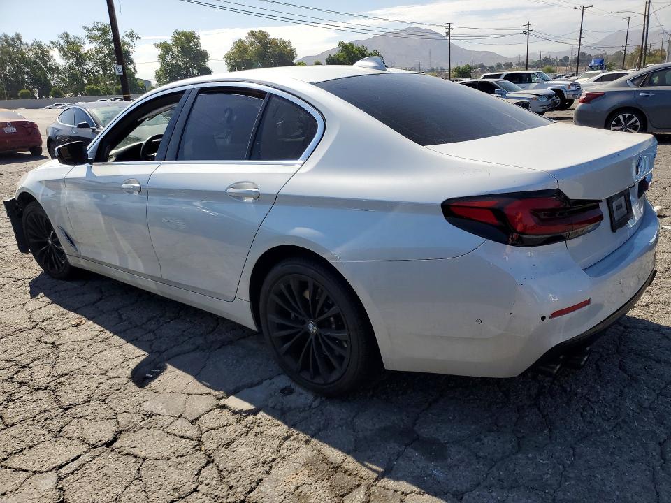 2021 BMW 5er VIN WBA53BJ0XMCG04571 COPART salvage auction — FRONT END, Ca - Salvage Certificate, sold $19,200 on 2026-07-16 (photo 2)