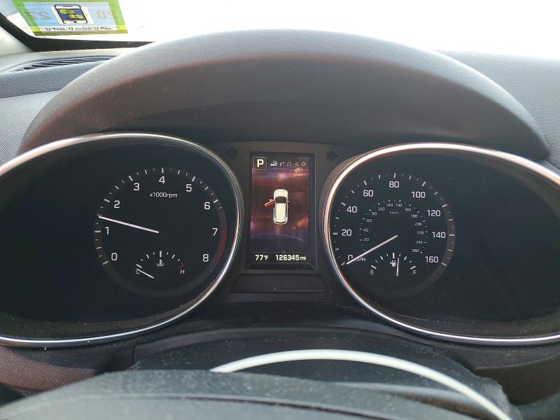 2017 Hyundai Santa fe VIN KM8SRDHF0HU179879 COPART salvage auction — MECHANICAL, NJ - CERTIFICATE OF TITLE, sold $2,350 on 2026-07-06 (photo 9)