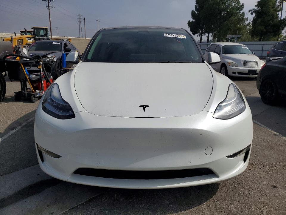 2022 Tesla Model y VIN 7SAYGDEE2NA022116 COPART salvage auction — REAR END, Ca - Salvage Certificate, sold $12,000 on 2026-07-30 (photo 5)
