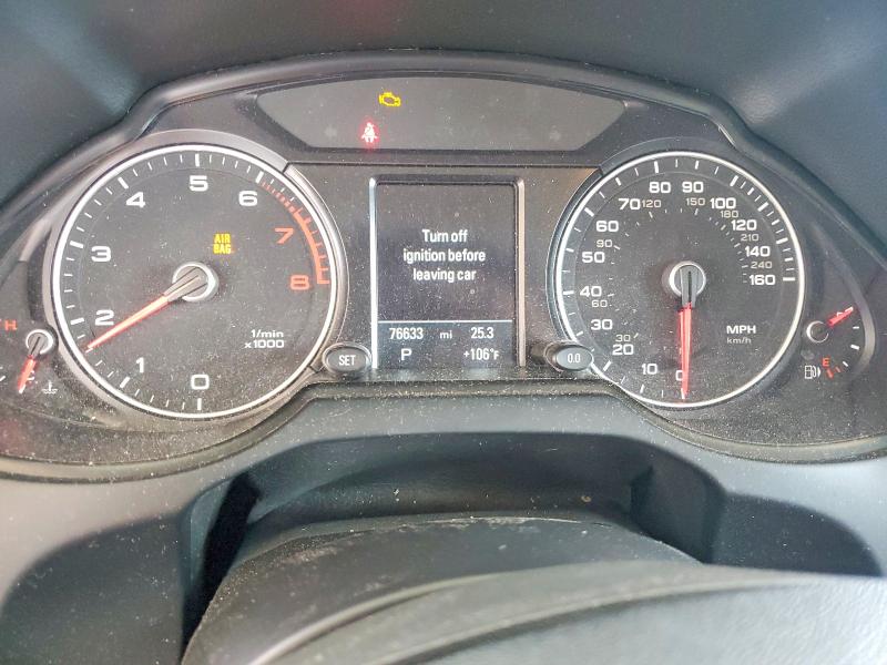 2017 Audi Q5 VIN WA1C2AFP7HA078163 COPART salvage auction — FRONT END, TX - SALVAGE VEHICLE TITLE, sold $2,700 on 2026-07-24 (photo 9)