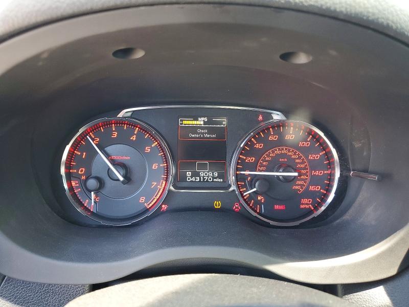 2016 Subaru VIN JF1VA1B69G9820289 COPART salvage auction — MINOR DENT/SCRATCHES, Ca - Dis/Dlr/Exp Only Clean Title, sold $6,600 on 2026-07-02 (photo 9)