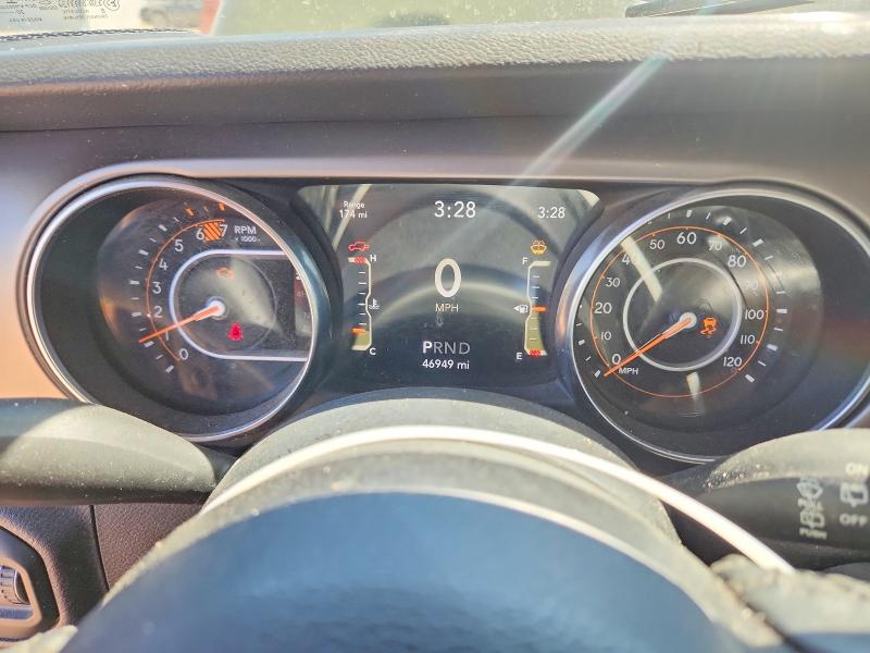 2020 Jeep Wrangler unlimited VIN 1C4HJXDN4LW301645 COPART salvage auction — FRONT END, OH - CERT OF TITLE-SALVAGE, sold $7,200 on 2026-07-20 (photo 9)