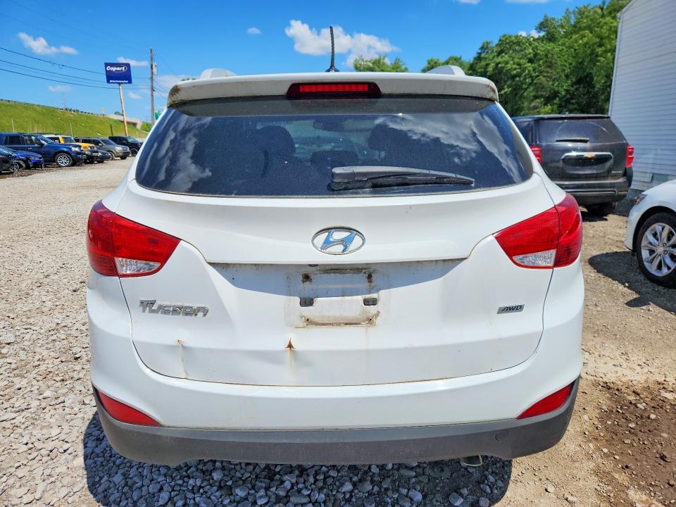 2014 Hyundai VIN KM8JUCAG6EU875388 COPART salvage auction — NORMAL WEAR, Oh - Certificate Of Title, sold $925 on 2026-07-08 (photo 6)
