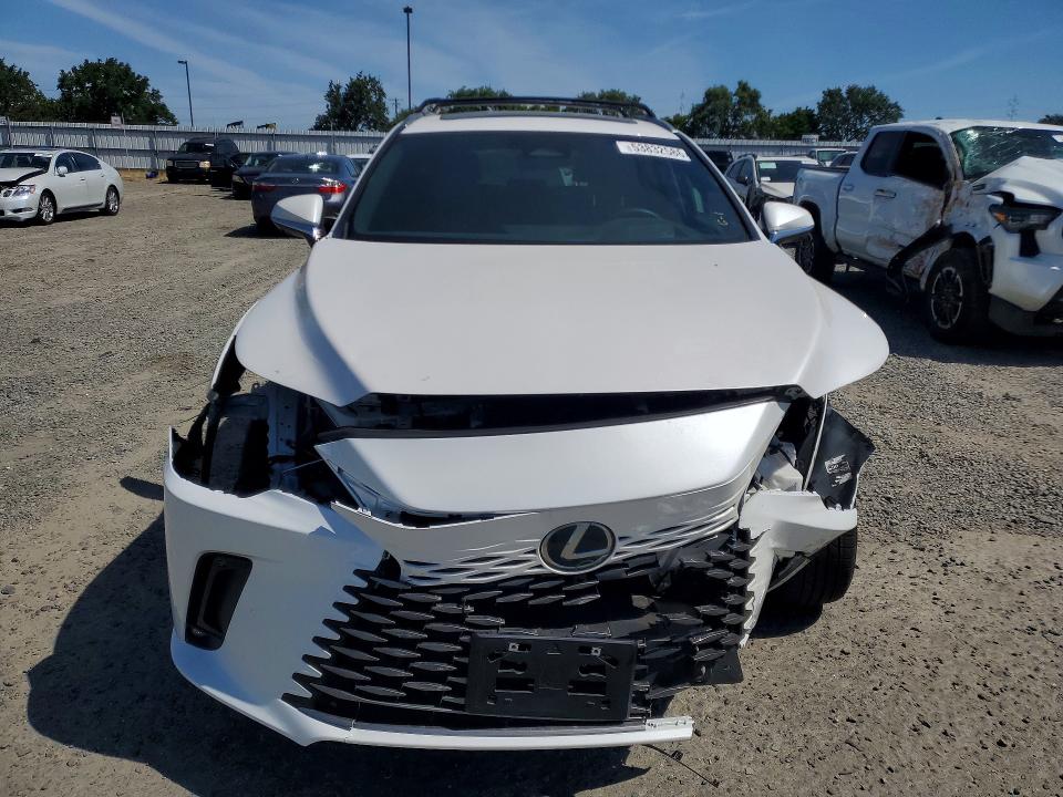 2024 Lexus Rx 350h VIN 2T2BBMCA9RC032734 COPART salvage auction — FRONT END, Ca - Salvage Certificate, sold $22,100 on 2026-07-07 (photo 5)