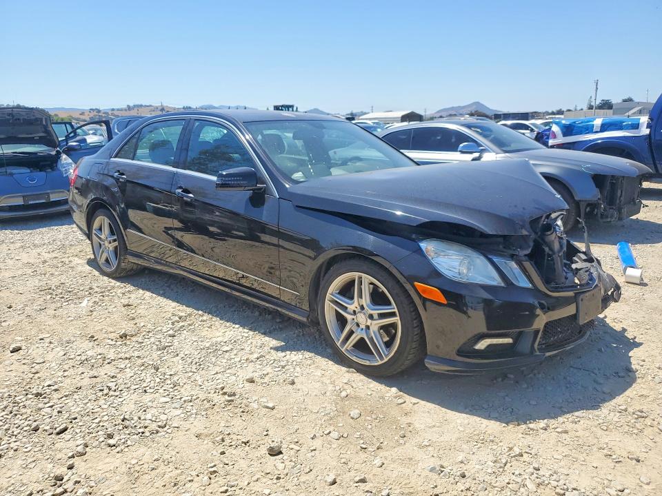 2011 Mercedes-benz E-class VIN WDDHF5GBXBA264609 COPART salvage auction — FRONT END, Ca - Salvage Certificate, sold $525 on 2026-07-07 (photo 4)