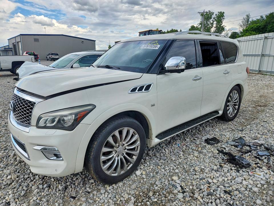 2015 Infiniti Qx80 VIN JN8AZ2NE5F9085453 COPART salvage auction — MECHANICAL, Mi - Dealer Only Clean Title (P), sold $3,700 on 2026-07-09 (photo 1)
