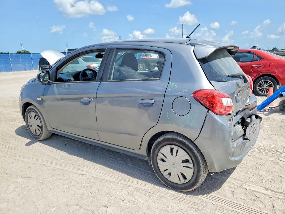 2018 Mitsubishi Mirage VIN ML32A3HJ0JH009680 COPART salvage auction — REAR END, Fl - Cert Of Title Slvg Rebuildable, sold $1,700 on 2026-07-29 (photo 2)