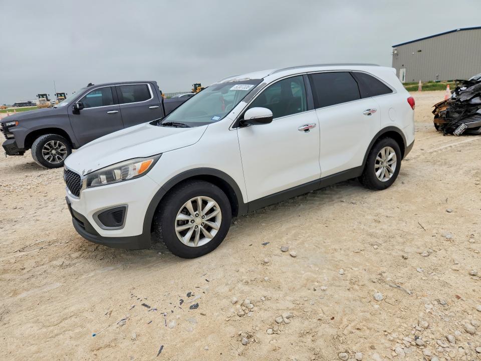2016 Kia Sorento VIN 5XYPG4A30GG053215 COPART salvage auction — REAR END, TX - SALVAGE VEHICLE TITLE, sold $1,400 on 2026-07-02 (photo 1)