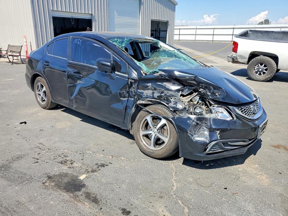 2015 Honda Civic VIN 19XFB2F71FE013618 COPART salvage auction — FRONT END, Ca - Salvage Certificate, sold $1,550 on 2026-07-02 (photo 4)