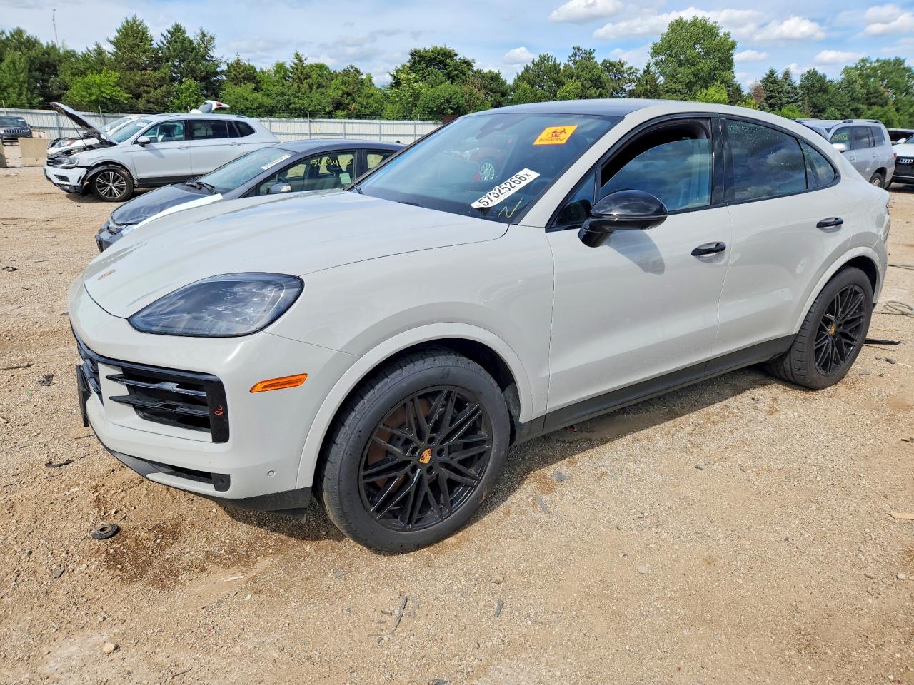 2024 Porsche Cayenne VIN WP1BA2AY5RDA54565 COPART salvage auction — Front End, IL - SALVAGE CERTIFICATE, sold $54,500 on 2026-08-11 (photo 1)
