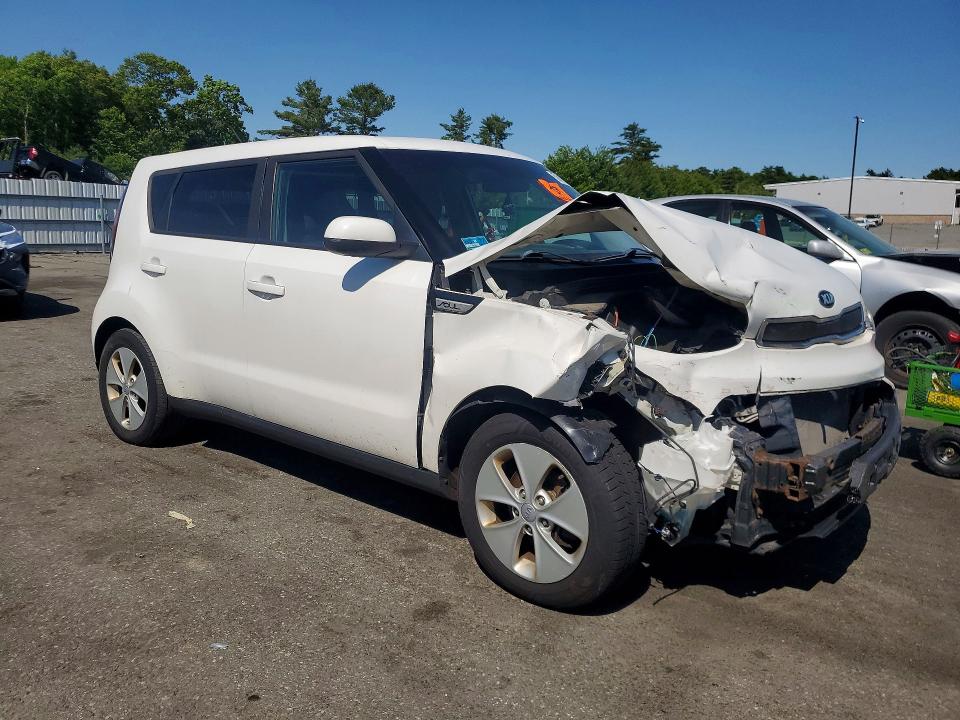2016 Kia Soul VIN KNDJN2A22G7386035 COPART salvage auction — FRONT END, Ri - Salvage Certificate Of Title, sold $450 on 2026-07-16 (photo 4)