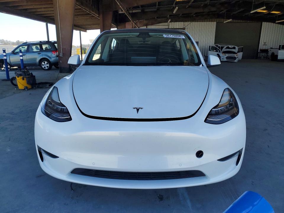 2022 Tesla Model y VIN 7SAYGDEE3NF354195 COPART salvage auction — REAR END, Salvage Title, sold $15,600 on 2026-07-13 (photo 5)