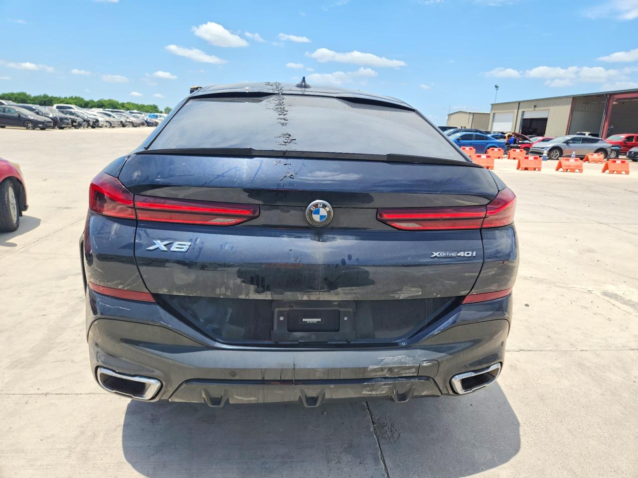 2023 BMW X6 VIN 5UXCY6C09P9P64972 COPART salvage auction — Burn, TX - SALVAGE VEHICLE TITLE, sold $28,750 on 2026-07-02 (photo 6)