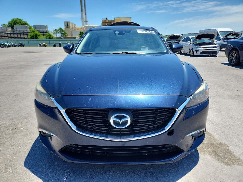 2016 Mazda 6 VIN JM1GJ1W5XG1433706 COPART salvage auction — HAIL, Ok - Cert Of Title-Salvage, sold $3,499 on 2026-07-27 (photo 5)
