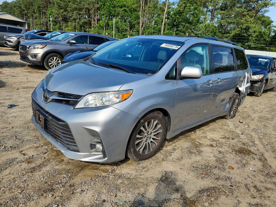 2020 Toyota Sienna VIN 5TDYZ3DC5LS050070 COPART salvage auction — REAR END, MD - CERT OF SALVAGE > 75% DAMAGE, sold $6,500 on 2026-07-28 (photo 1)