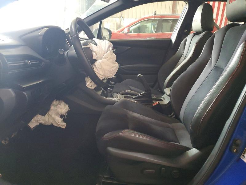 2022 Subaru Wrx VIN JF1VBAL63N9016840 COPART salvage auction — FRONT END, Pa - Certificate Of Salvage, sold $4,950 on 2026-07-08 (photo 7)