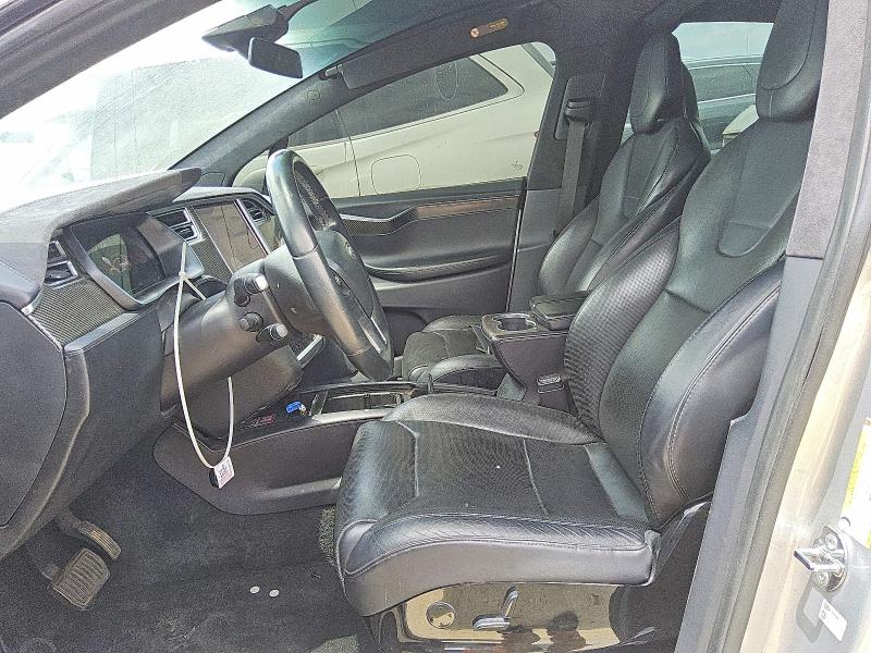 2016 Tesla Model x VIN 5YJXCBE25GF024933 COPART salvage auction — REAR END, CA - CERTIFICATE OF TITLE, sold $6,000 on 2026-07-09 (photo 7)