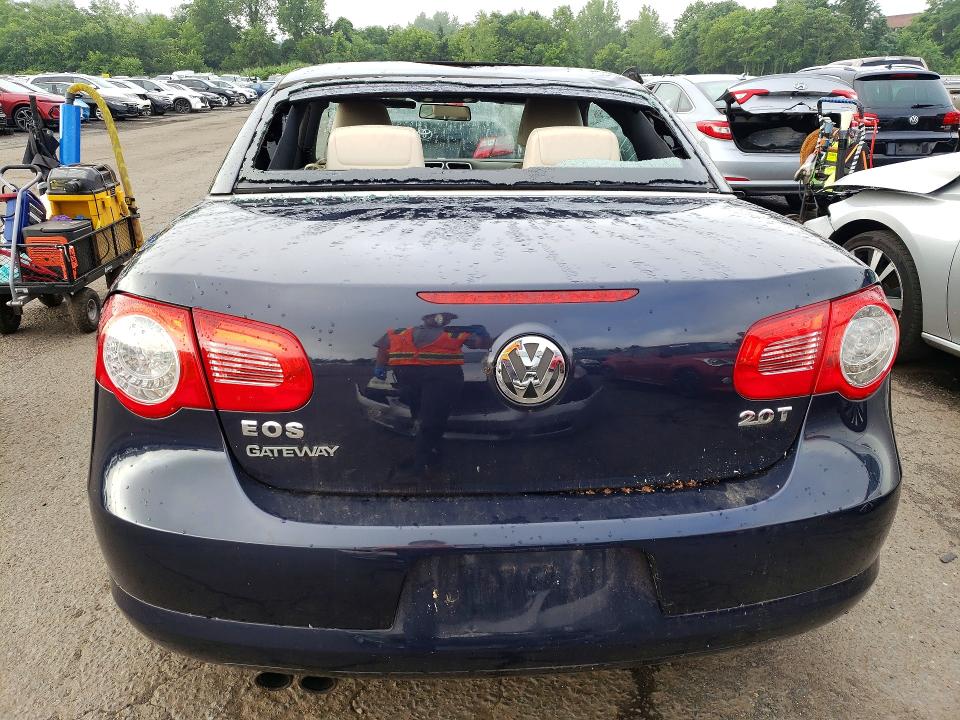 2011 Volkswagen Eos VIN WVWBA7AH1BV001201 COPART salvage auction — ROOF, Ct - Cert Of Title-Salvage, sold $475 on 2026-07-02 (photo 6)