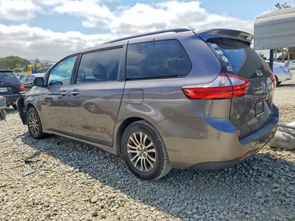 2019 Toyota Sienna VIN 5TDYZ3DC0KS995345 COPART salvage auction — FRONT END, Ca - Salvage Certificate, sold $6,900 on 2026-07-02 (photo 2)