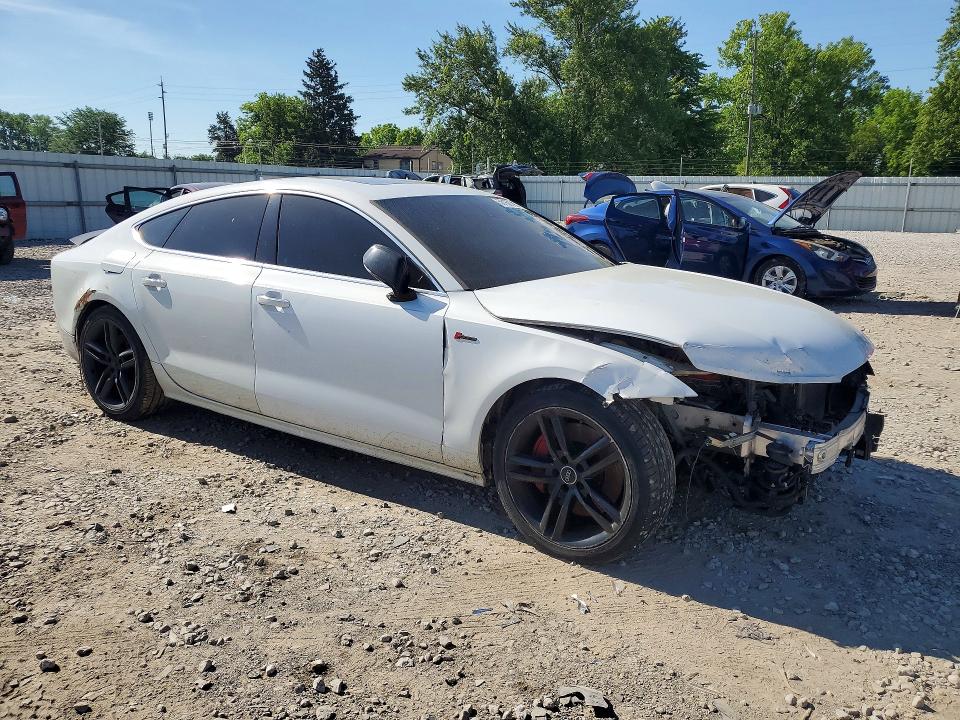 2014 Audi A7 VIN WAUWGAFC1EN017734 COPART salvage auction — FRONT END, Oh - Certificate Of Title, sold $1,350 on 2026-07-02 (photo 4)
