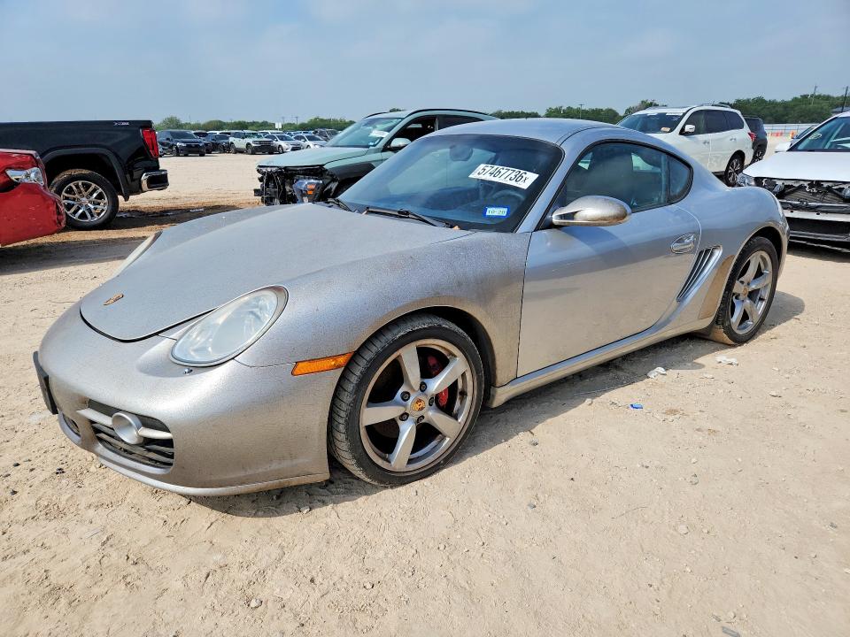 2006 Porsche Cayman VIN WP0AB29816U785391 — COPART salvage auction photo