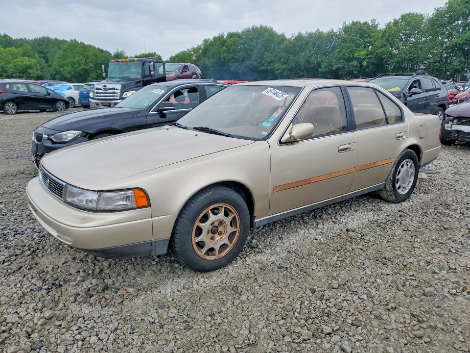 1992 Nissan Maxima VIN JN1HJ01P7NT605525 COPART salvage auction — REAR END, Ma - Certificate Of Title, sold $375 on 2026-07-30 (photo 1)