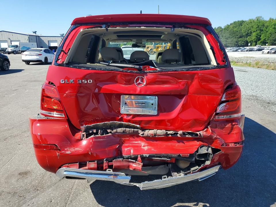 2014 Mercedes-benz Glk-klasse VIN WDCGG5HB4EG326891 COPART salvage auction — REAR END, NC - SALVAGE CERTIFICATE OF TITLE, sold $500 on 2026-07-30 (photo 6)