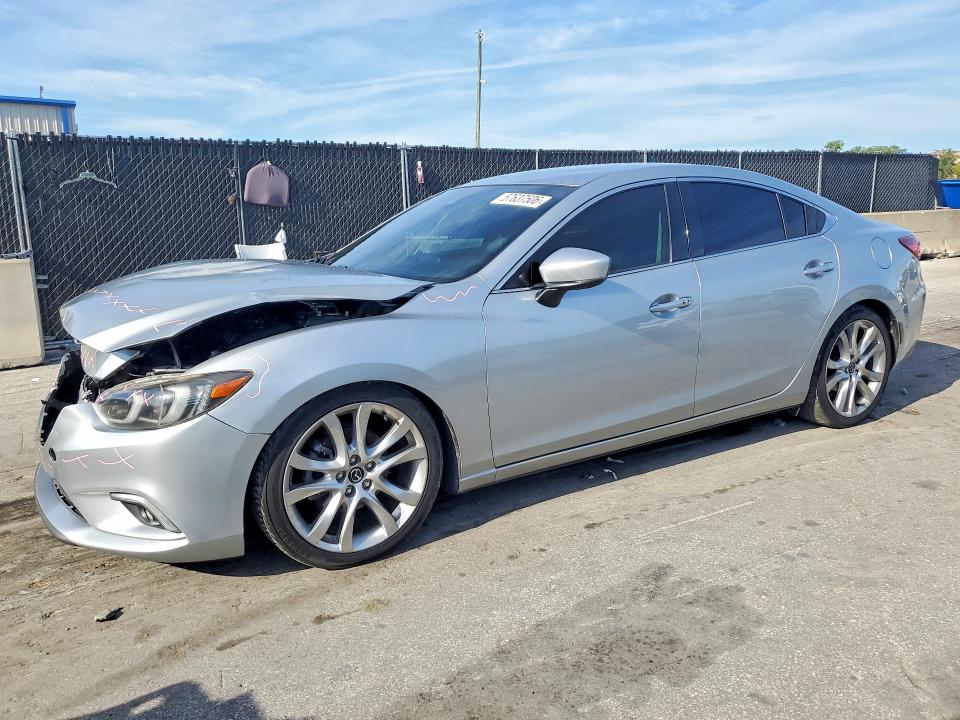 2017 Mazda VIN JM1GL1V51H1143125 COPART salvage auction — FRONT END, Fl - Cert Of Title Slvg Rebuildable, sold $750 on 2026-07-28 (photo 1)