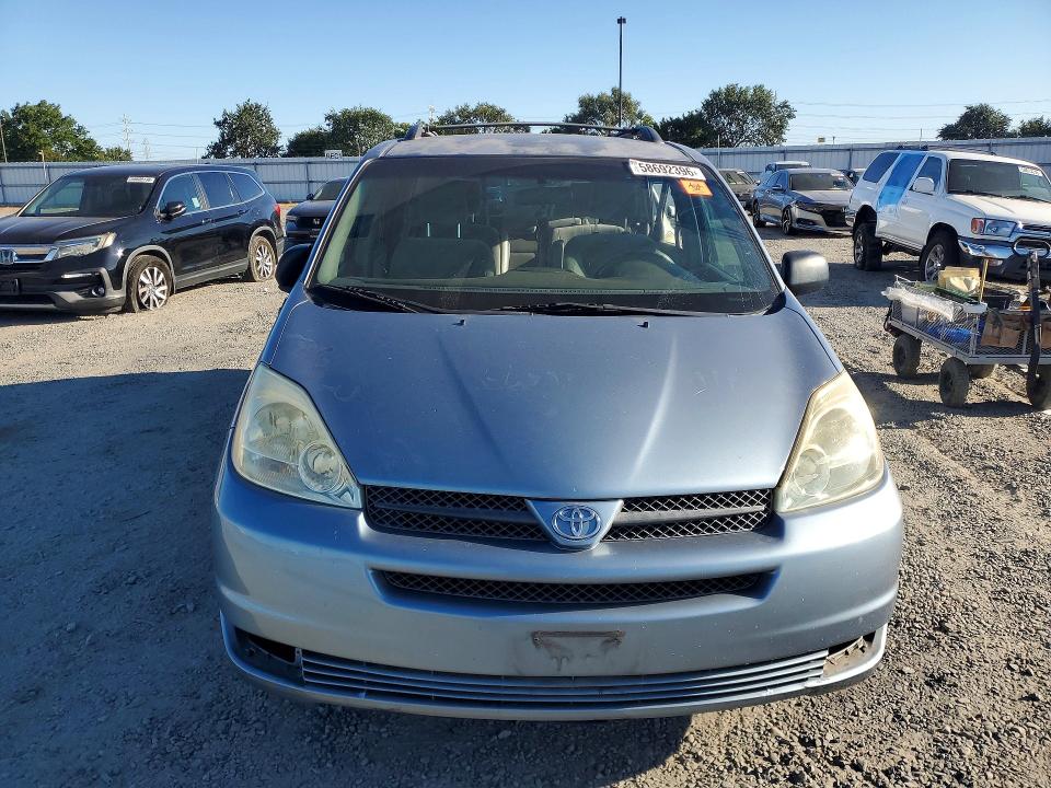 2004 Toyota Sienna VIN 5TDZA23C74S033960 COPART salvage auction — SIDE, Ca - Salvage Certificate, sold $625 on 2026-07-14 (photo 5)