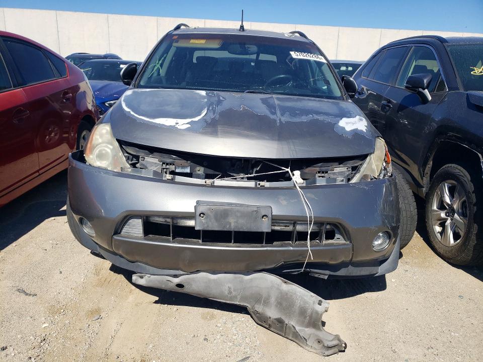 2005 Nissan Murano VIN JN8AZ08W05W411085 COPART salvage auction — FRONT END, Ca - Salvage Certificate, sold $200 on 2026-07-02 (photo 5)