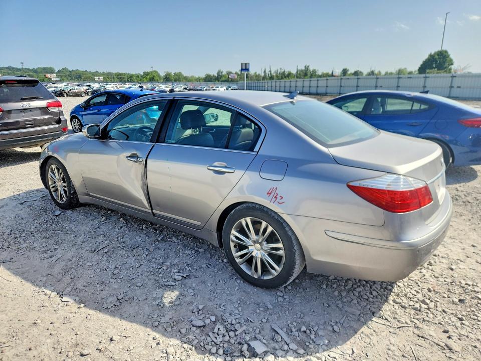 2011 Hyundai Genesis VIN KMHGC4DE2BU138584 COPART salvage auction — SIDE, IL - SALVAGE CERTIFICATE, sold $700 on 2026-07-27 (photo 2)