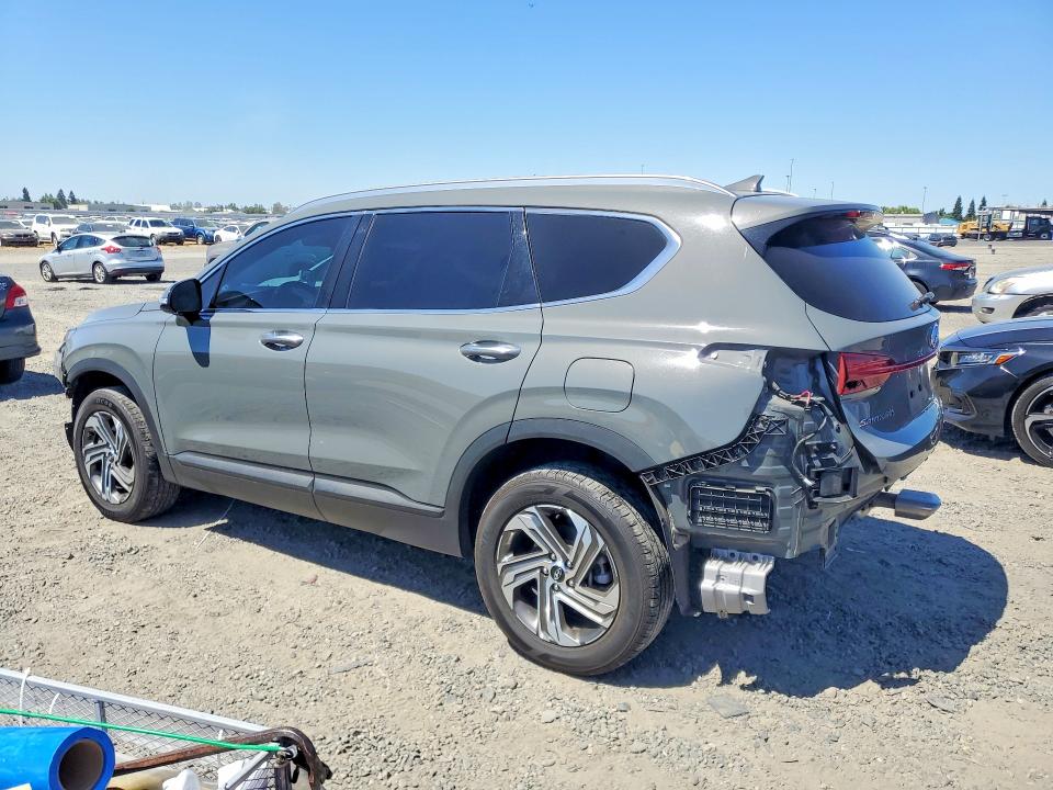 2023 Hyundai Santa fe VIN 5NMS2DAJ3PH490042 COPART salvage auction — REAR END, Ca - Salvage Certificate, sold $6,700 on 2026-07-02 (photo 2)