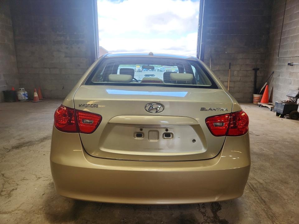 2009 Hyundai Elantra VIN KMHDU46D39U601668 COPART salvage auction — NORMAL WEAR, Ny - Certificate Of Title, sold $450 on 2026-07-13 (photo 6)