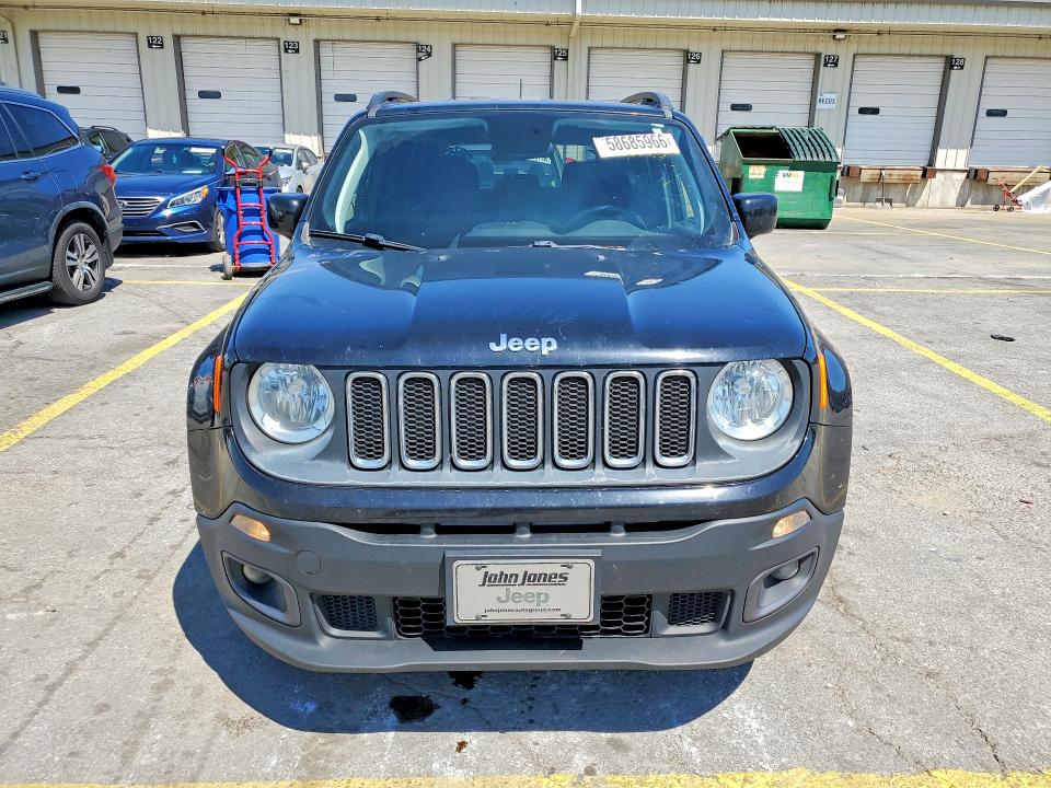 2018 Jeep Renegade VIN ZACCJABB4JPG79104 COPART salvage auction — REAR END, Ky - Cert Of Title-Salvage, sold $525 on 2026-07-13 (photo 5)