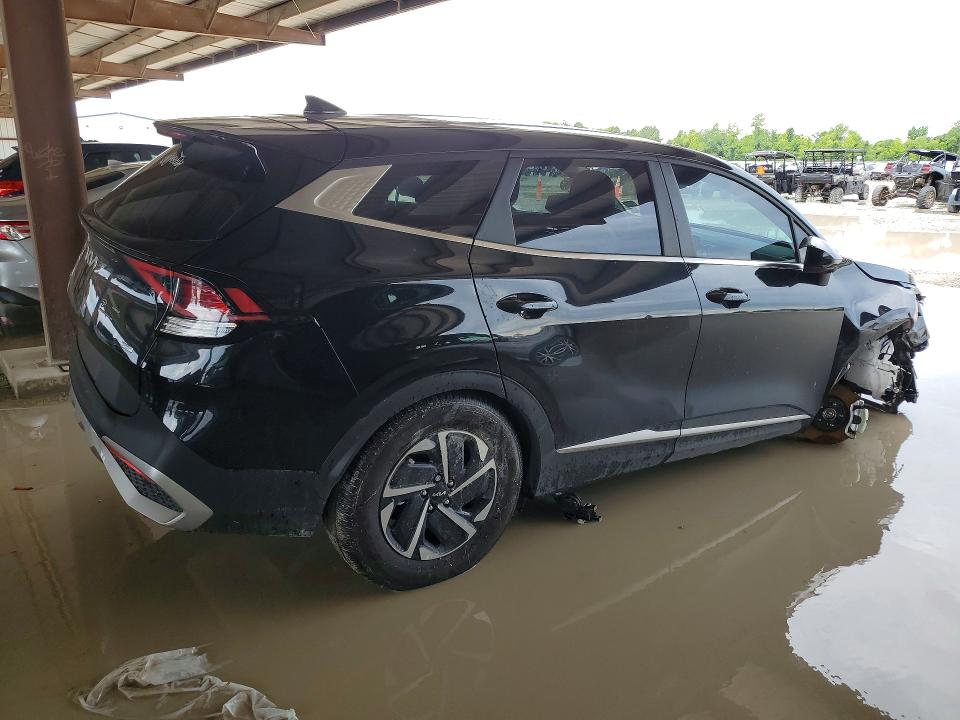 2025 Kia Sportage VIN KNDPU3DG6S7191347 COPART salvage auction — FRONT END, Tx - Salvage Vehicle Title, sold $7,100 on 2026-07-14 (photo 3)