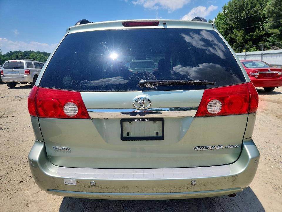 2006 Toyota Sienna VIN 5TDZA22C26S514123 COPART salvage auction — WATER/FLOOD, Va - Cert Of Title-Salvage Water, sold $2,300 on 2026-07-07 (photo 6)