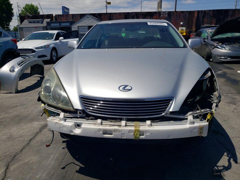 2005 Lexus Es 330 VIN JTHBA30G755058507 COPART salvage auction — FRONT END, CA - SALVAGE CERTIFICATE, sold $1,400 on 2026-07-17 (photo 5)